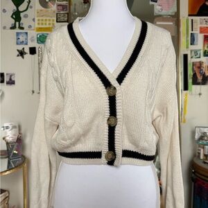 Bella Cream Cardigan